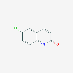 molecular formula C9H6ClNO B12361914 6-chloro-6H-quinolin-2-one 