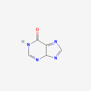 molecular formula C5H4N4O B12361916 1,4-Dihydropurin-6-one 