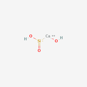 molecular formula CaH2O3Si B12361940 Calcium;hydroxy(oxo)silanide;hydroxide 