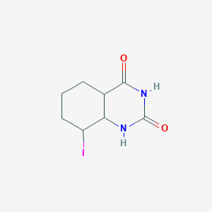 molecular formula C8H11IN2O2 B12361971 8-Iodoquinazoline-24(1H3H)-dione 