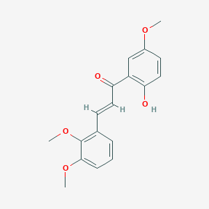 molecular formula C18H18O5 B1236198 2'-Hydroxy-2,3,5'-trimethoxychalcone 