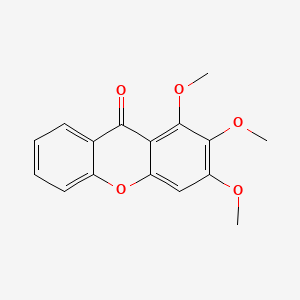 molecular formula C16H14O5 B12362010 1,2,3-Trimethoxyxanthen-9-one CAS No. 27460-10-2