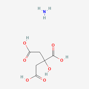 molecular formula C6H11NO7 B1236203 Citric acid, ammonium salt CAS No. 7632-50-0