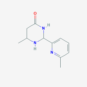 6-Methyl-2-(6-methylpyridin-2-yl)-1,3-diazinan-4-one