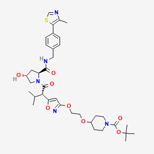 molecular formula C36H49N5O8S B12362080 E3 Ligase Ligand-linker Conjugate 72 