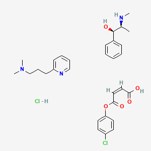 molecular formula C30H39Cl2N3O5 B1236210 Haymine CAS No. 79861-91-9