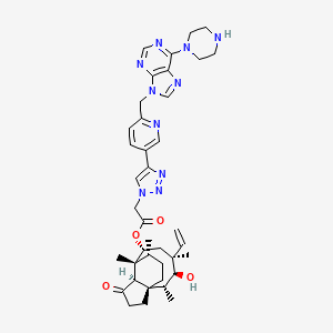 molecular formula C39H50N10O4 B12362128 Antibacterial agent 190 