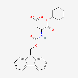 L-Aspartic acid, N-[(9H-fluoren-9-ylmethoxy)carbonyl]-, 4-cyclohexyl ester