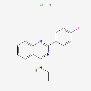 molecular formula C16H15ClIN3 B12362191 Cyp1B1-IN-8 