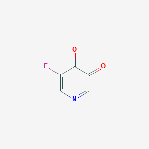 molecular formula C5H2FNO2 B12362199 5-Fluoropyridine-3,4-dione 