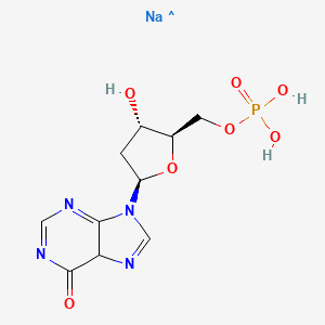 molecular formula C10H13N4NaO7P B12362207 CID 156592421 