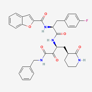 molecular formula C34H33FN4O6 B12362208 Ctsl/capn1-IN-1 