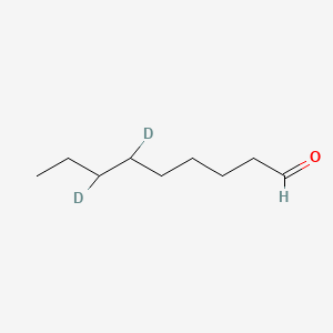 molecular formula C9H18O B12362237 Nonanal-d2 