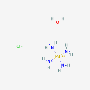 Azanide;palladium(2+);chloride;hydrate