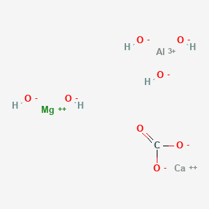 molecular formula CH5AlCaMgO8 B1236227 Trigastril CAS No. 51810-74-3
