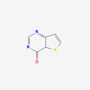 molecular formula C6H4N2OS B12362293 4aH-thieno[3,2-d]pyrimidin-4-one 