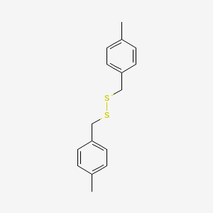 molecular formula C16H18S2 B12362312 Bis((p-tolyl)methyl) disulphide CAS No. 20193-94-6