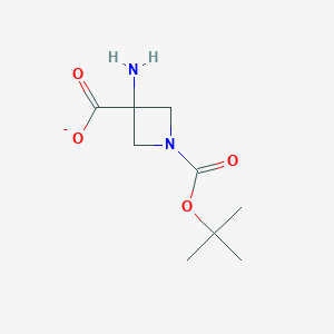 3-Amino-1-(tert-butoxycarbonyl)-3-azetidinecarboxylic acid