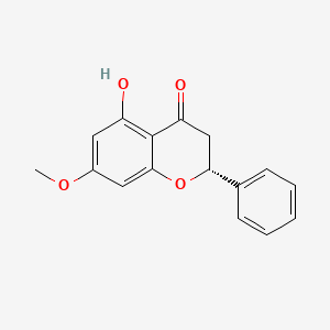 molecular formula C16H14O4 B1236245 Pinostrobin 