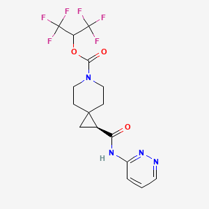 molecular formula C16H16F6N4O3 B12362453 Magl-IN-15 