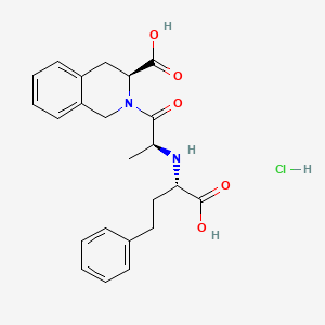 molecular formula C23H27ClN2O5 B12362459 Quinaprilat hydrochloride 