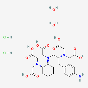 molecular formula C25H42Cl2N4O12 B12362468 p-NH2-CHX-A