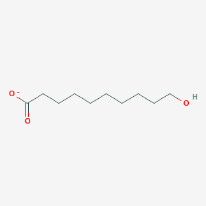 molecular formula C10H19O3- B1236247 10-Hydroxycaprate 