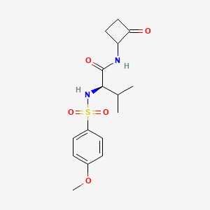 molecular formula C16H22N2O5S B12362474 DapE-IN-1 