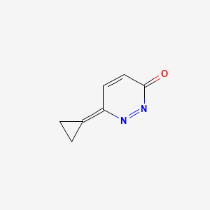 molecular formula C7H6N2O B12362480 6-Cyclopropylidenepyridazin-3-one 