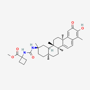 methyl 1-[[(2R,4aS,6aR,6aS,14aS,14bR)-10-hydroxy-2,4a,6a,6a,9,14a-hexamethyl-11-oxo-1,3,4,5,6,13,14,14b-octahydropicen-2-yl]carbamoylamino]cyclobutane-1-carboxylate