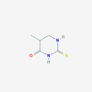 molecular formula C5H8N2OS B12362487 5-Methyl-2-sulfanylidene-1,3-diazinan-4-one 