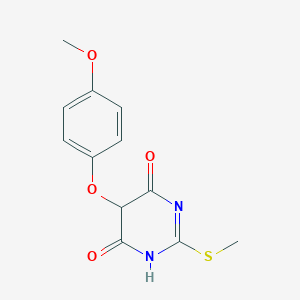 5-(4-methoxyphenoxy)-2-methylsulfanyl-1H-pyrimidine-4,6-dione