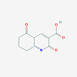 molecular formula C10H9NO4 B12362517 2,5-Dioxo-4a,6,7,8-tetrahydroquinoline-3-carboxylic acid 