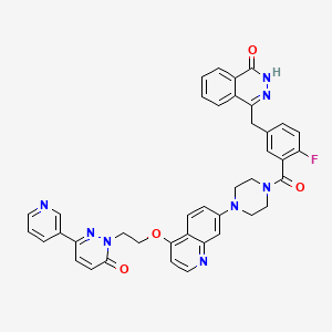 molecular formula C40H33FN8O4 B12362554 PARP1/c-Met-IN-1 