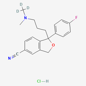 molecular formula C20H22ClFN2O B12362567 Citalopram-d3 (hydrochloride) 