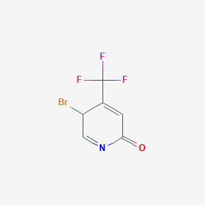 3-bromo-4-(trifluoromethyl)-3H-pyridin-6-one