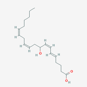 molecular formula C20H32O3 B1236257 9-hydroxy-5E,7Z,11Z,14Z-eicosatetraenoic acid 