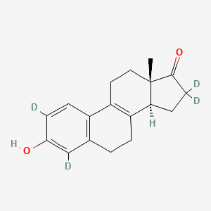 molecular formula C18H20O2 B12362575 8,9-Dehydroestrone-d4 