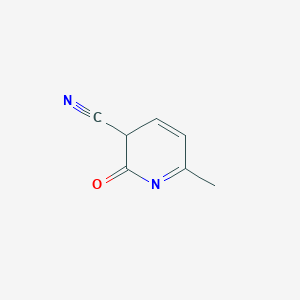 molecular formula C7H6N2O B12362580 6-methyl-2-oxo-3H-pyridine-3-carbonitrile 