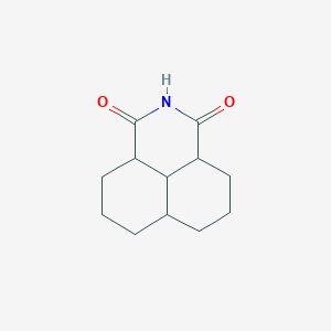 molecular formula C12H17NO2 B12362615 Decahydro-1,8-naphthalimide 