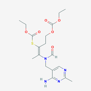 molecular formula C18H26N4O6S B1236262 Dicethiamine 