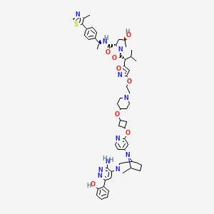 molecular formula C57H69N11O8S B12362623 PROTAC BRM degrader-1 