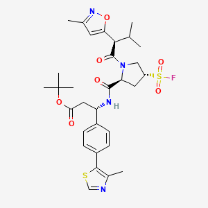 molecular formula C31H39FN4O7S2 B12362635 Vhl-SF2 