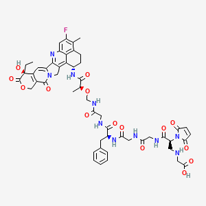 molecular formula C52H55FN10O15 B12362643 Gly-Mal-GGFG-Deruxtecan 2-hydroxypropanamide 