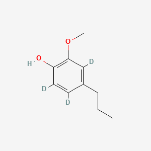 molecular formula C10H14O2 B12362684 2-Methoxy-4-propylphenol-d3 