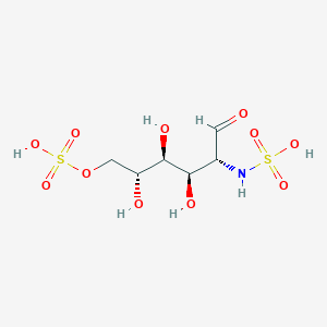 molecular formula C6H13NO11S2 B1236269 2-N,6-O-二磺基-D-葡萄糖胺 