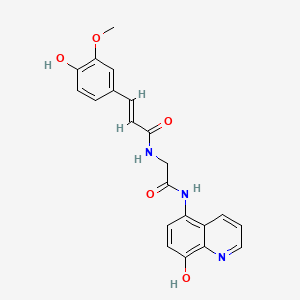 molecular formula C21H19N3O5 B12362705 Nlrp3-IN-33 