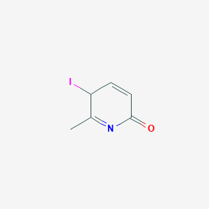 molecular formula C6H6INO B12362706 3-iodo-2-methyl-3H-pyridin-6-one 