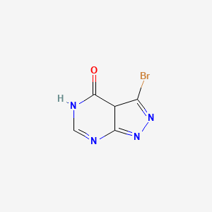 molecular formula C5H3BrN4O B12362725 3-Bromo-3a,5-dihydropyrazolo[3,4-d]pyrimidin-4-one 