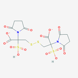 molecular formula C14H14N2O14S4-2 B12362739 3,3'-Dithiobis(sulfosuccinimidylpropionate) 